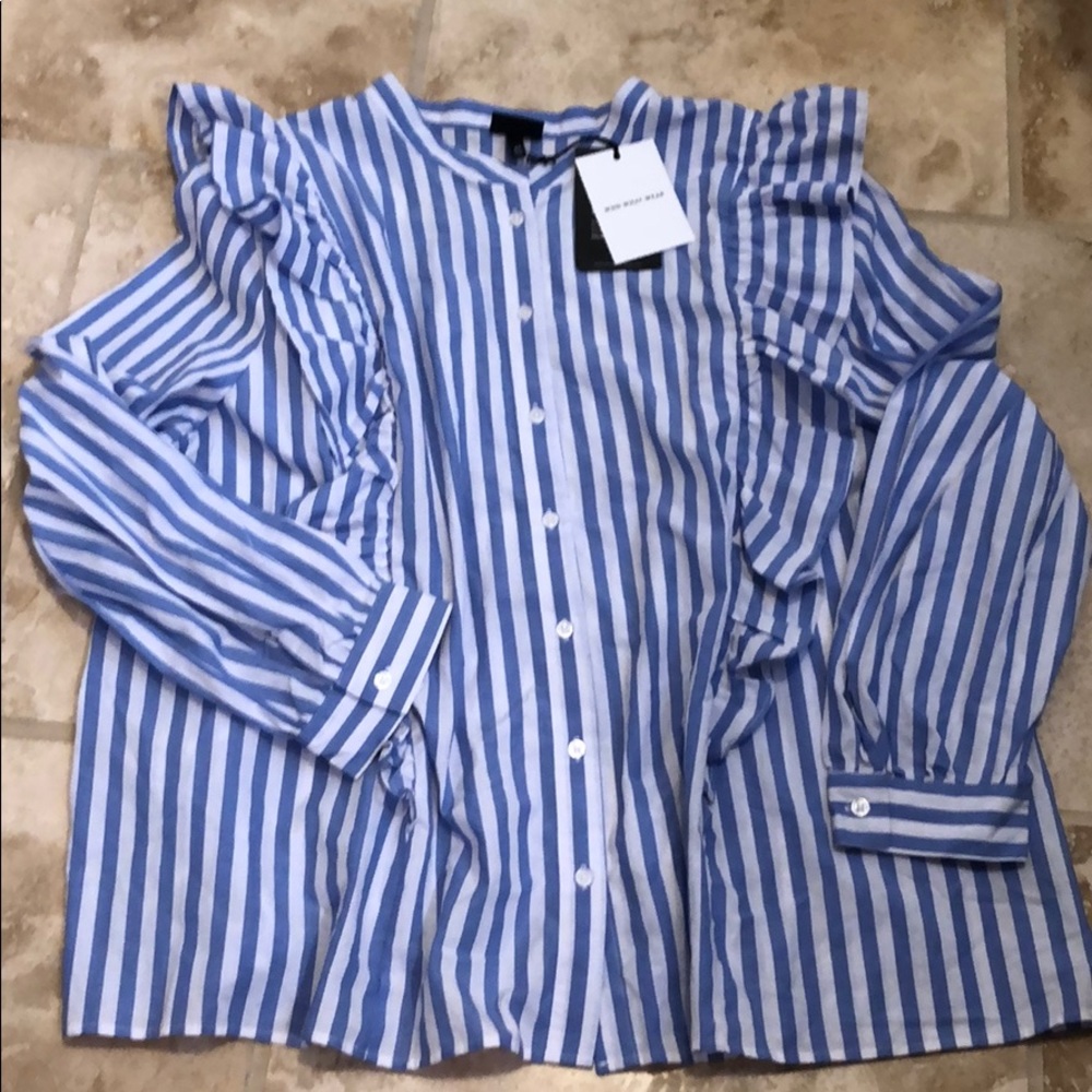 Who What Wear button down blouse, size 4x